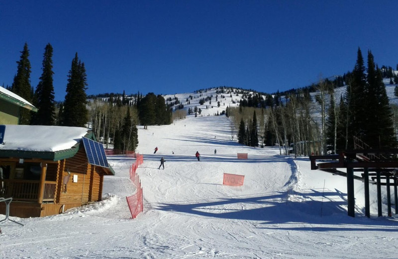 Ski slope at Grand Targhee Resort.