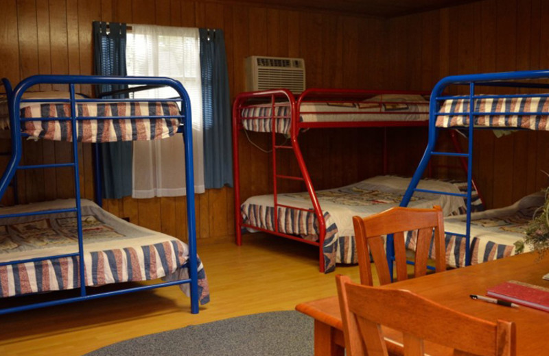 Guest room at Silver Spur Guest Ranch.