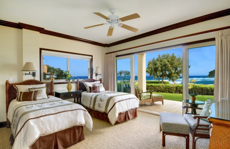 Vacation rental bedroom at Kauai Calls!