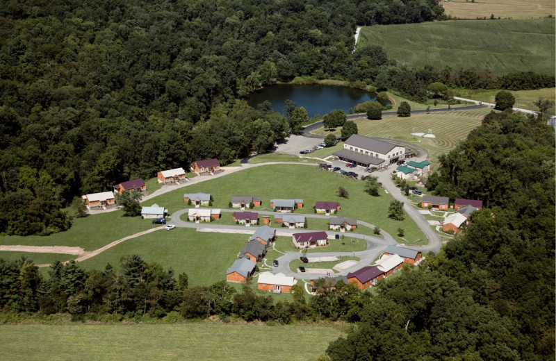 Aerial view of The Lodges at Gettysburg.