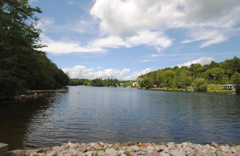 Lake view at Black Swan Inn.