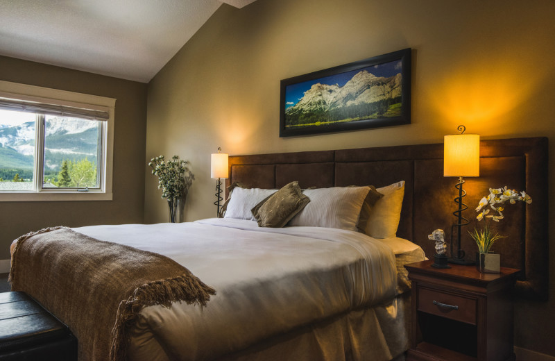 Guest bedroom at Solara Resort & Spa.