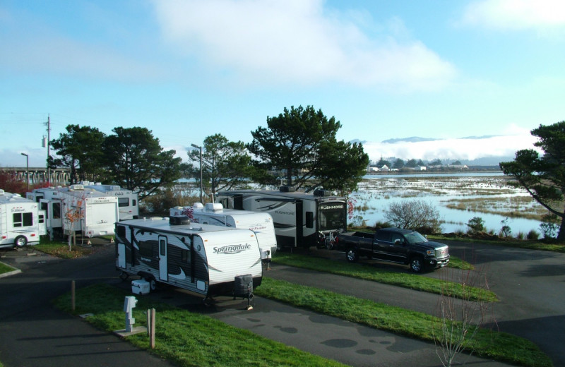 Exterior view of Shoreline RV Park.