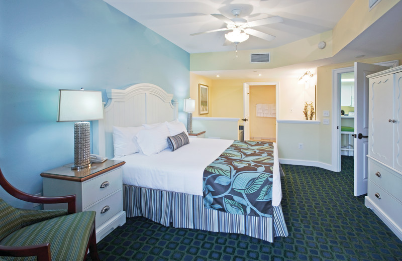 Guest room at Holiday Inn Club Vacations South Beach Resort.