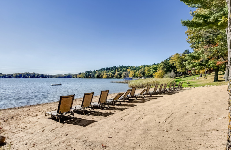 Beach at Wilderness Resort Villas.