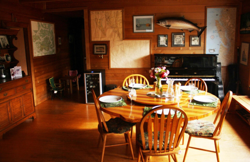 Interior view of Blackfish Lodge.