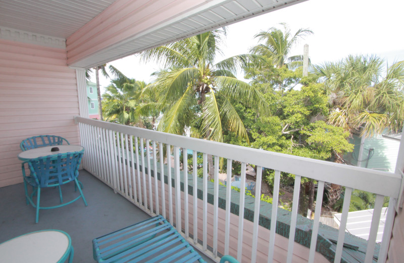 Balcony at Lighthouse Resort Inn & Suites.