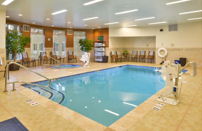 Indoor pool at Hilton Garden Inn Flagstaff.