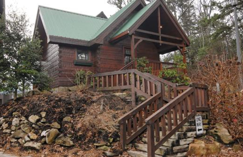 Cabin exterior at Cabins For You.