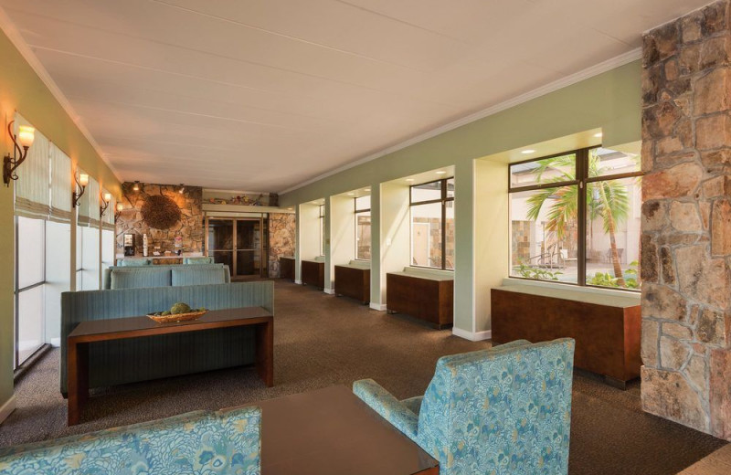 Lobby at Quality Inn Boardwalk Ocean City.