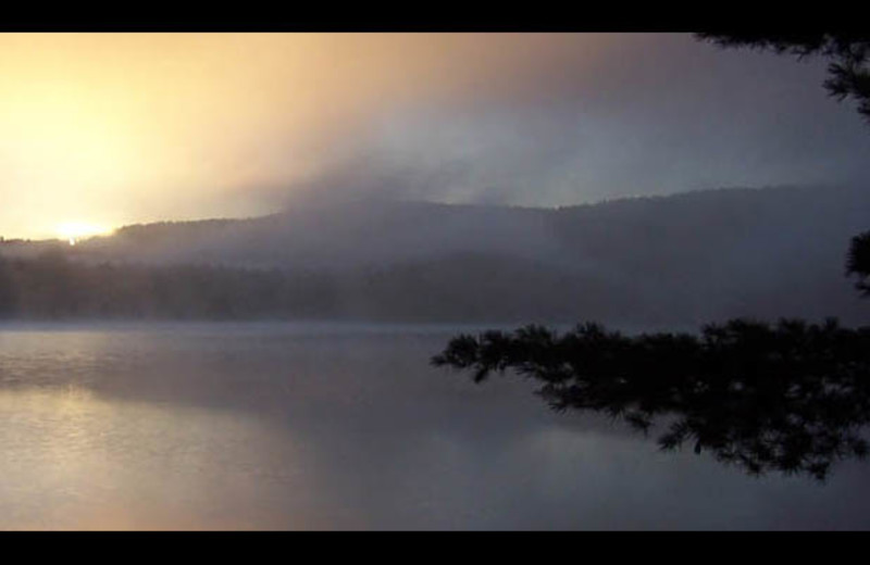 Sunrise at The Georgian Lakeside Resort.