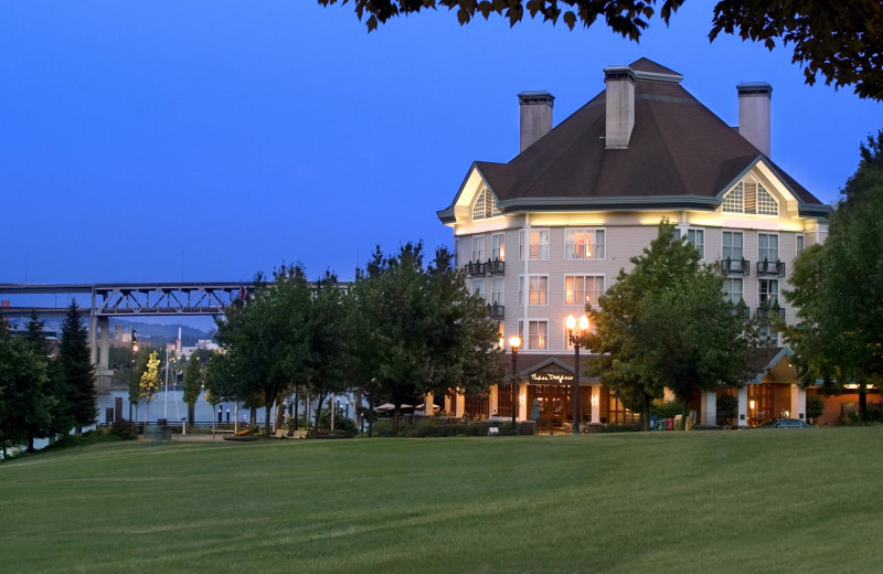 Exterior view of Kimpton RiverPlace Hotel.