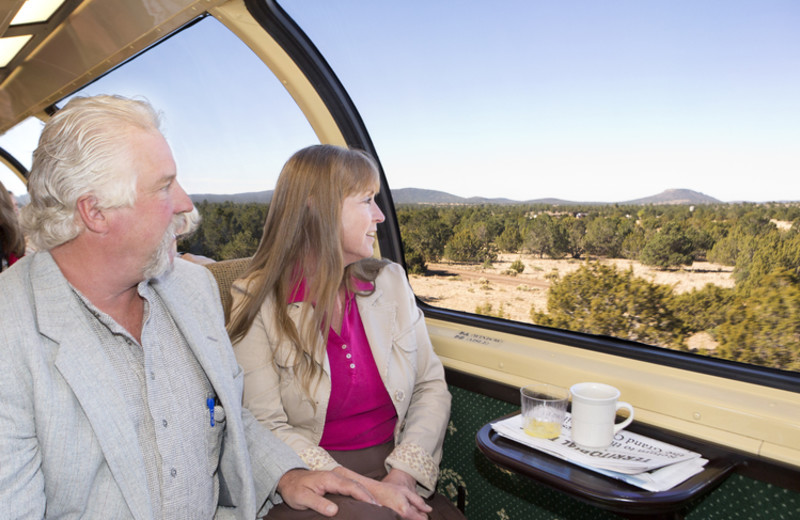 Train ride at Grand Canyon Under Canvas.
