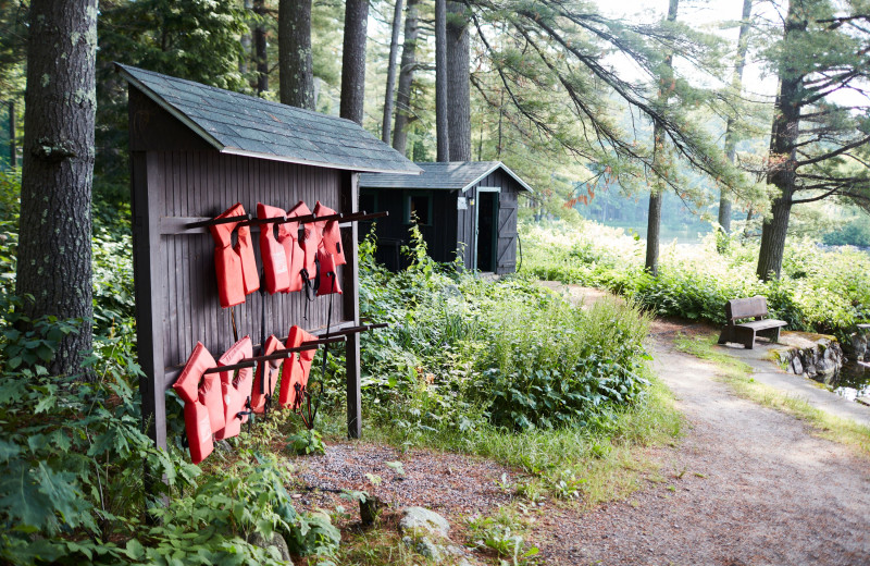 Equipment at Migis Lodge.