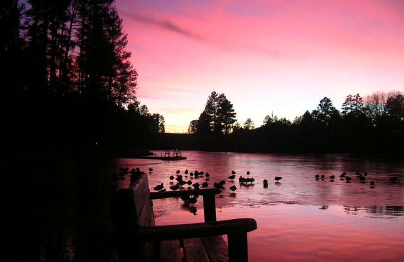 Sunset at Lake Of The Woods.