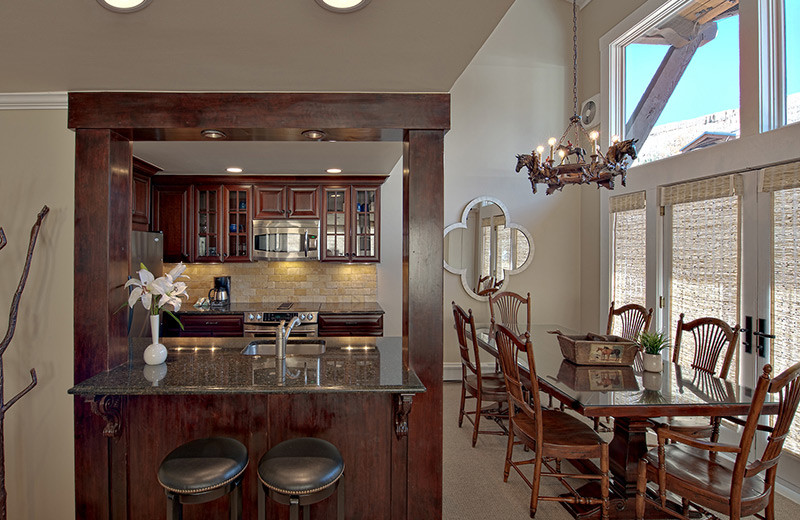 Guest dining room at The Lodge At Vail.