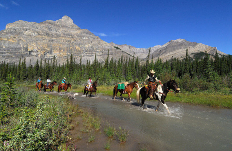 Horseback riding at The Outpost at Warden Rock.