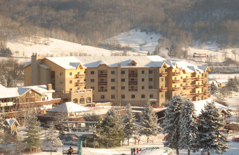 Exterior view of Holiday Valley Resort.