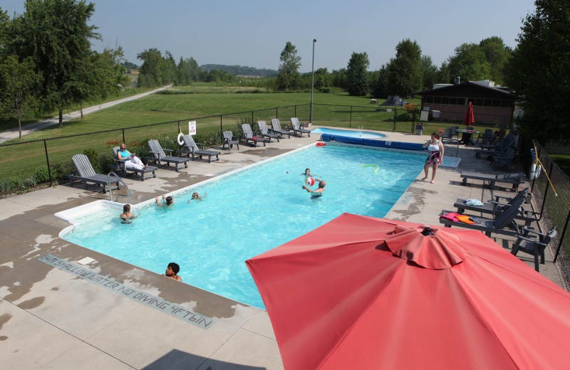 Outdoor pool at Southview Cottages Resort.