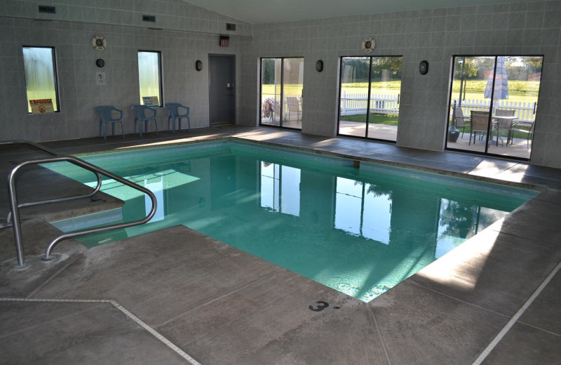 Indoor pool at Sky Lodge Inn & Suites.