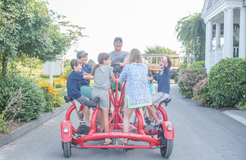 Family at Winnetu Oceanside Resort.