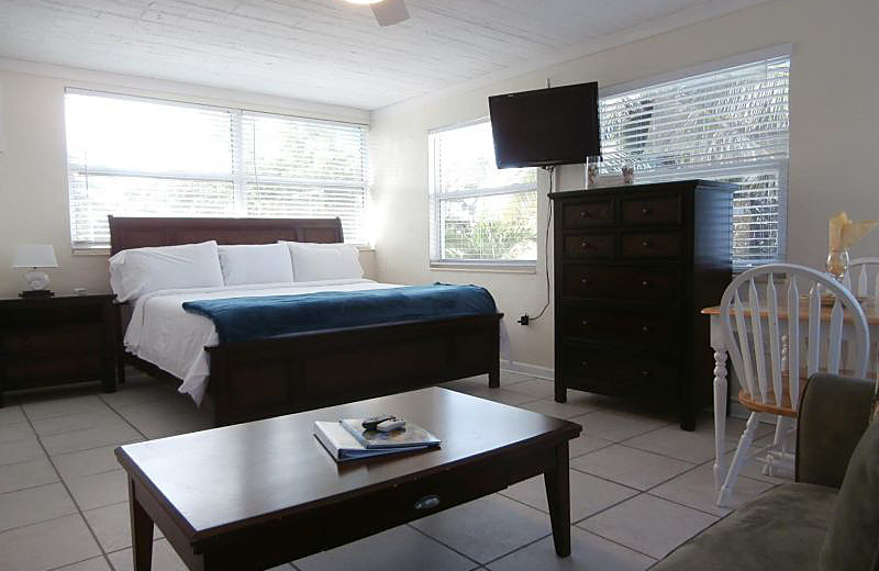 Guest room at La Jolla Resort Hotel.
