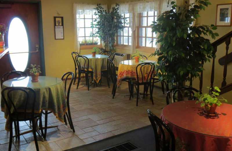 Dining area at Old Town Inn.