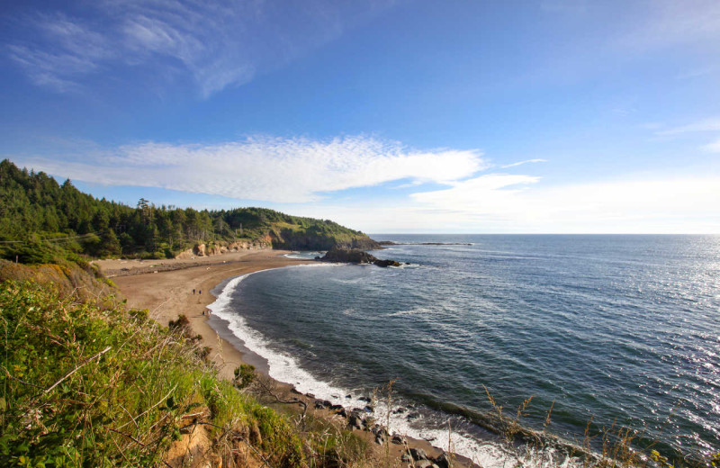Beach at Surfrider Resort.