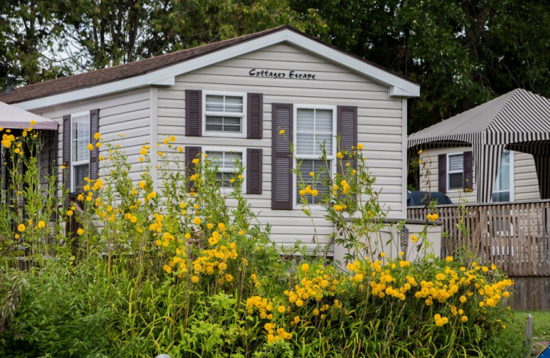 Cottage exterior at Great Blue Resorts- Woodland Estate Resort.
