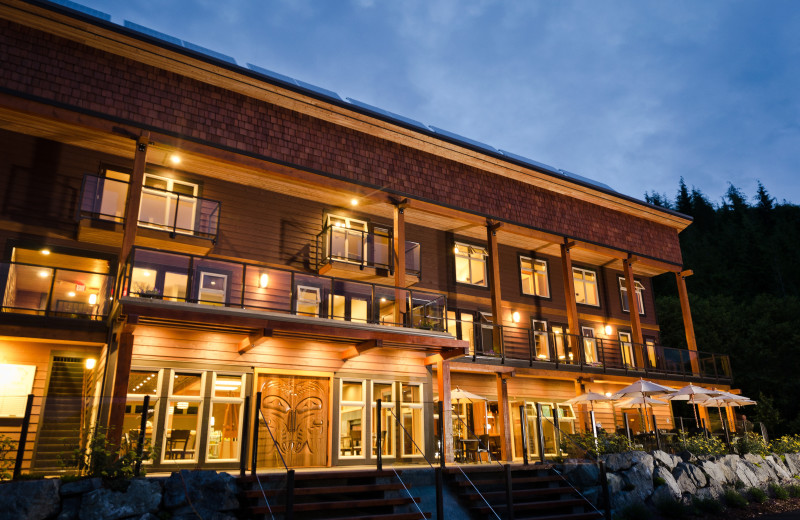 Lodge exterior at Nootka Marine Adventures.