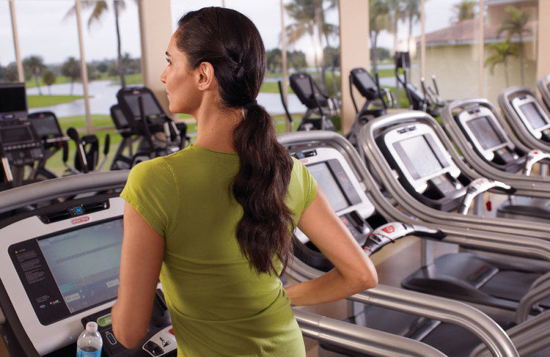 Fitness room at Trump National Doral Miami.