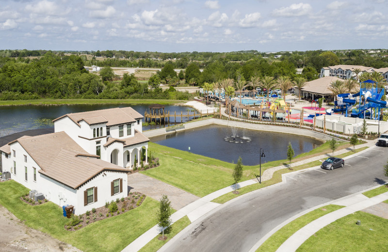 Aerial view of Balmoral Resort.