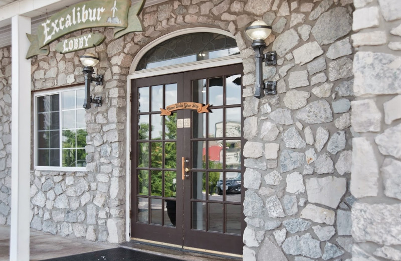 Entrance to The Branson Stone Castle Hotel & Conference Center.