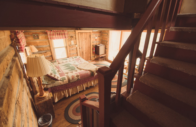 Guest cabin at Vee Bar Guest Ranch.