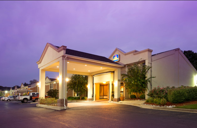 Entrance to Best Western Historic Frederick