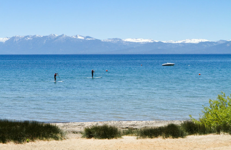 King's Beach near the Red Wolf Lakeside Lodge