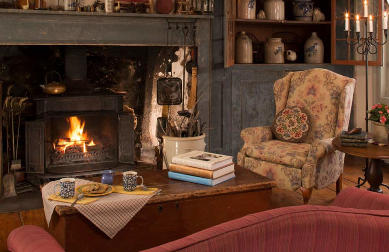 Living room at Olde Rhinebeck Inn.