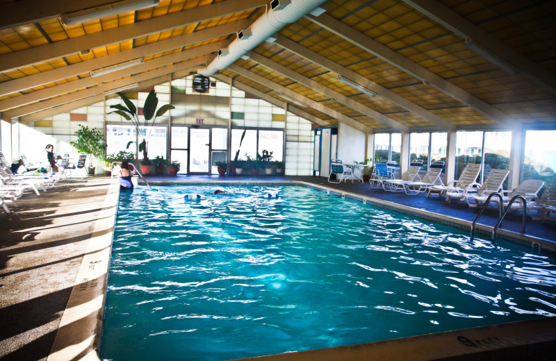 Indoor pool at Tidewater Inn.