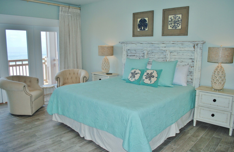 Rental bedroom at Gulf Shores Vacation Rentals.