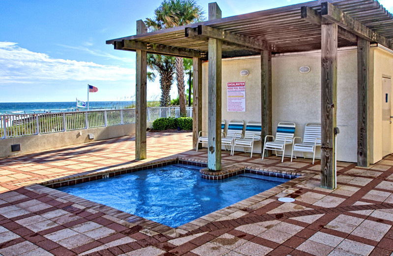 Rental pool at Gulf Coast Beach Getaways.