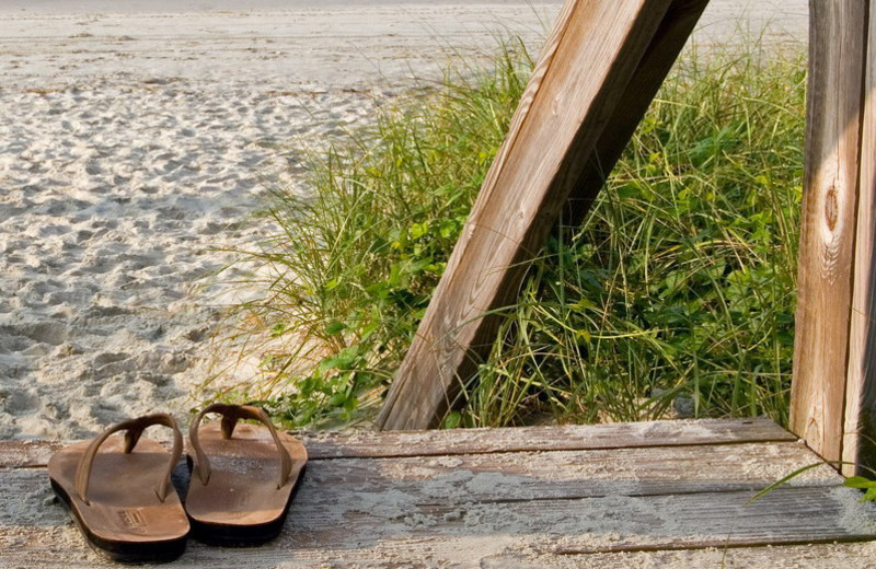 The beach at The Villas of Amelia Island Plantation.
