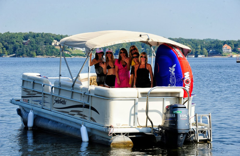 Pontoon at Dream Catcher Point Resort.