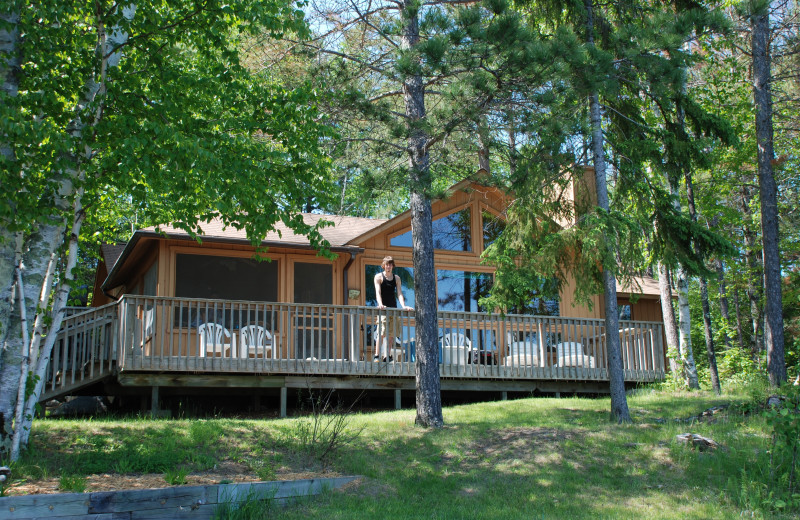 Lodging exterior at River Point Resort & Outfitting Co.