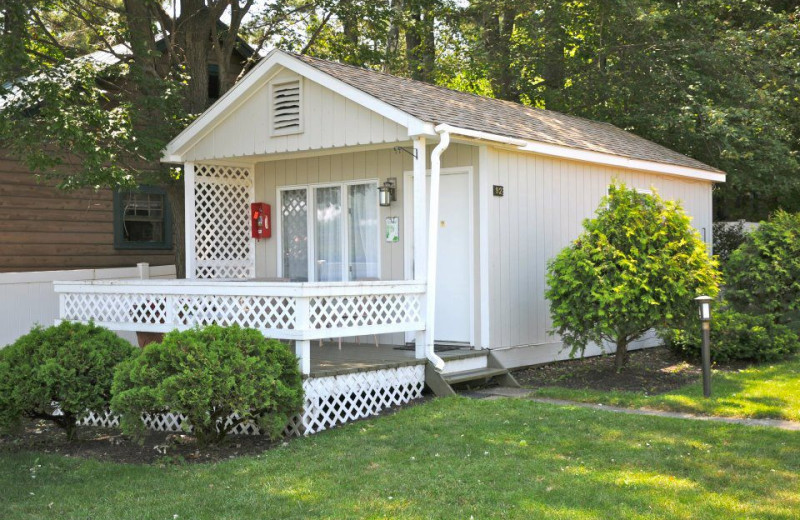 Cabin exterior at Marine Village Resort.