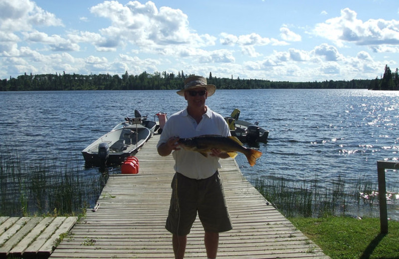 Fishing at Big Canon Lake Lodge