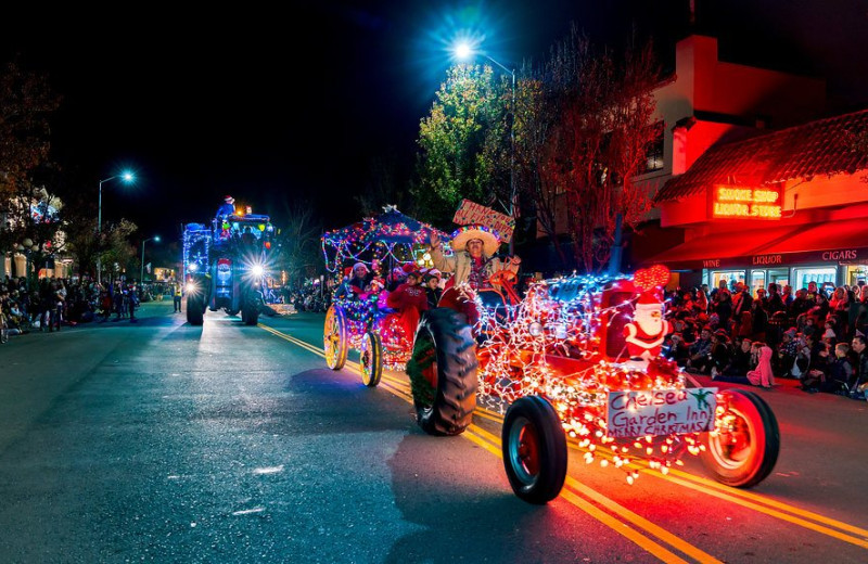 Tractor parade at Mount View Hotel & Spa.