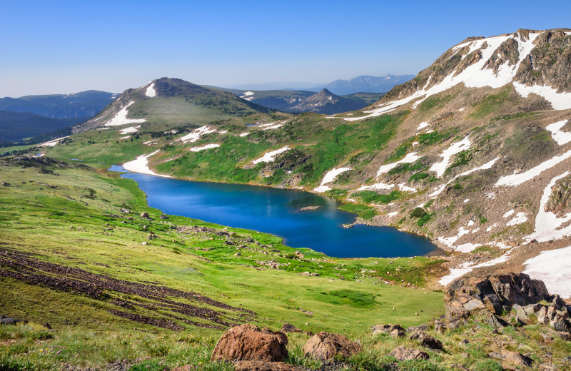 Beartooth Mountain Range near Big Moose Resort.