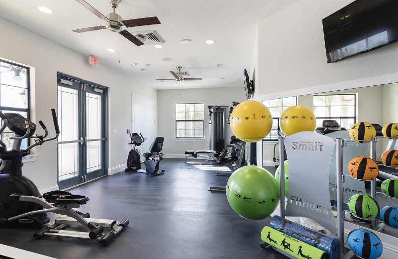 Fitness room at Balmoral Resort.