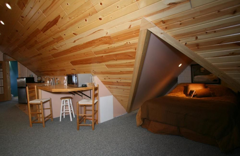 Guest room at Inn at Ludington.