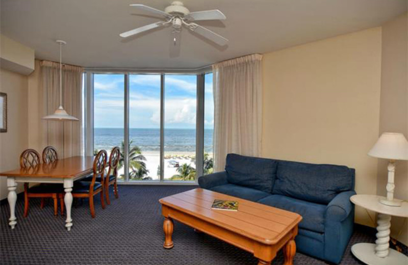 Rental living room at Tri Power Resort Rentals.